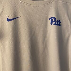 Nike Grey and Blue Pitt Tshirt. Short sleeves. Dri-fit